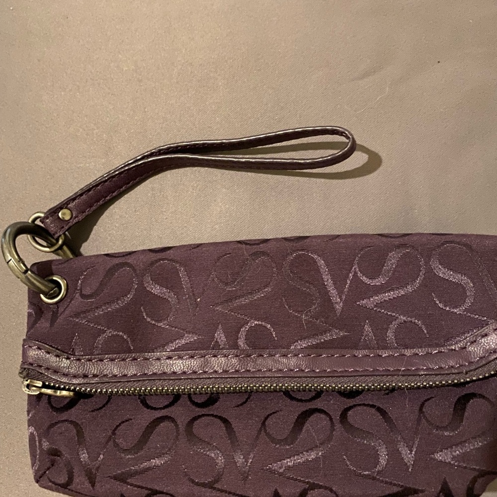 Purple wristlet